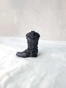 Cowboy Boot Candle in Midnight Frost