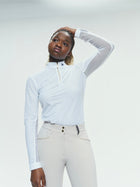 Pablito Long Sleeve Riding Top in White
