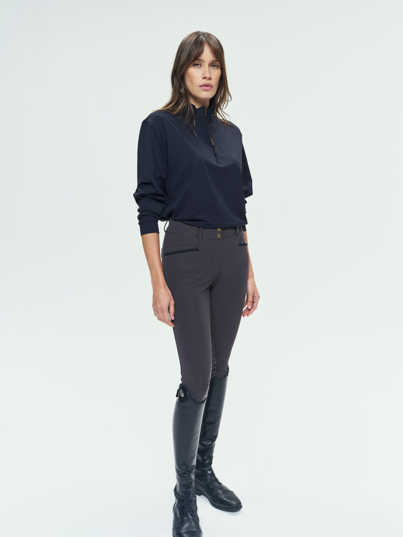 Giovani Grip Shaping Breeches in Dark Brown