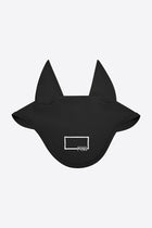 Jersey Ear Bonnet in Black