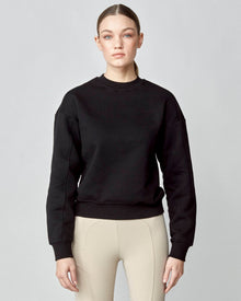 Embroidered Sweatshirt in Black