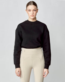 Embroidered Sweatshirt in Black