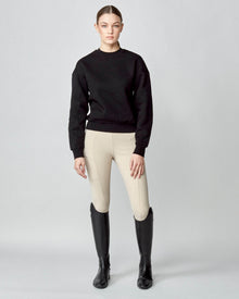 Embroidered Sweatshirt in Black