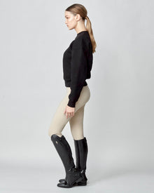 Embroidered Sweatshirt in Black