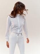 Euphoria Long Sleeve Show Shirt in White
