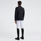 Lightweight Jersey Zip Show Jacket in Dark Grey
