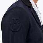 Lightweight Jersey Zip Show Jacket in Navy