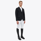 Lightweight Jersey Zip Show Jacket in Black
