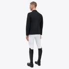 Lightweight Jersey Zip Show Jacket in Black