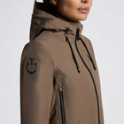Hooded Performance 3-Way Jacket in Walnut