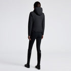 Padded Nylon Bomber Jacket in Navy