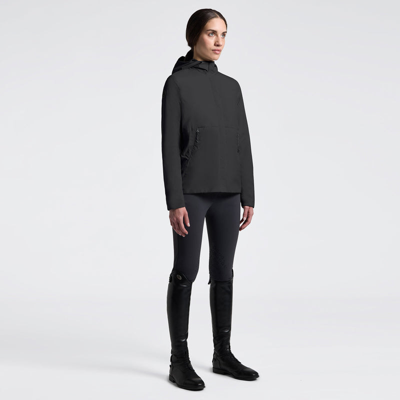 Lightweight Packable Windproof Jacket in Black