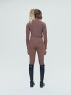 Giovani Grip Shaping Breeches in Coffee