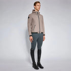 Jersey Hooded Softshell Jacket in Tortora