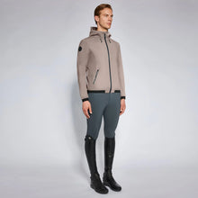 Jersey Hooded Softshell Jacket in Tortora