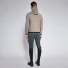 Jersey Hooded Softshell Jacket in Tortora
