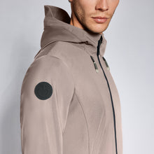 Jersey Hooded Softshell Jacket in Tortora