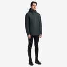 Hooded Performance 3-Way Jacket in Dark Grey