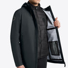 Hooded Performance 3-Way Jacket in Dark Grey