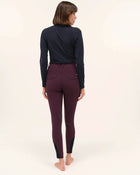 Giovani Grip Shaping Breeches in Grape