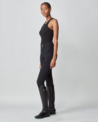 High-Rise Compression Breeches in Black