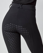 High-Rise Compression Breeches in Black