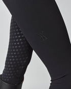 High-Rise Compression Breeches in Black