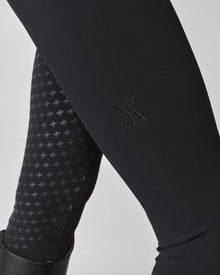 High-Rise Compression Breeches in Black