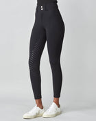 High-Rise Compression Breeches in Black