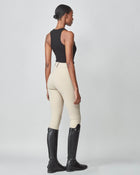High-Rise Compression Breeches in Tan