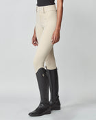 High-Rise Compression Breeches in Tan