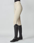 High-Rise Compression Breeches in Tan