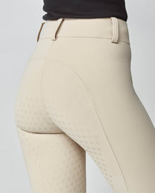 High-Rise Compression Breeches in Tan