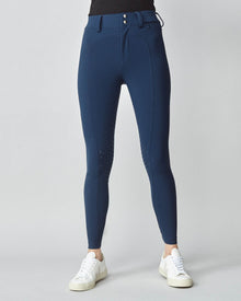 High-Rise Compression Breeches in Navy