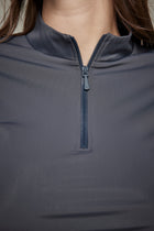Indie New Long Sleeve Riding Top in Grey