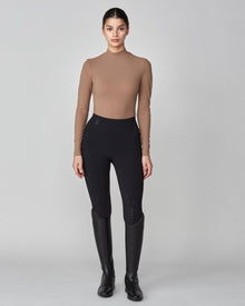 Lightweight Long Sleeve Top in Camel
