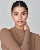 Lightweight Long Sleeve Top in Camel