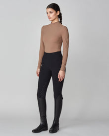 Lightweight Long Sleeve Top in Camel