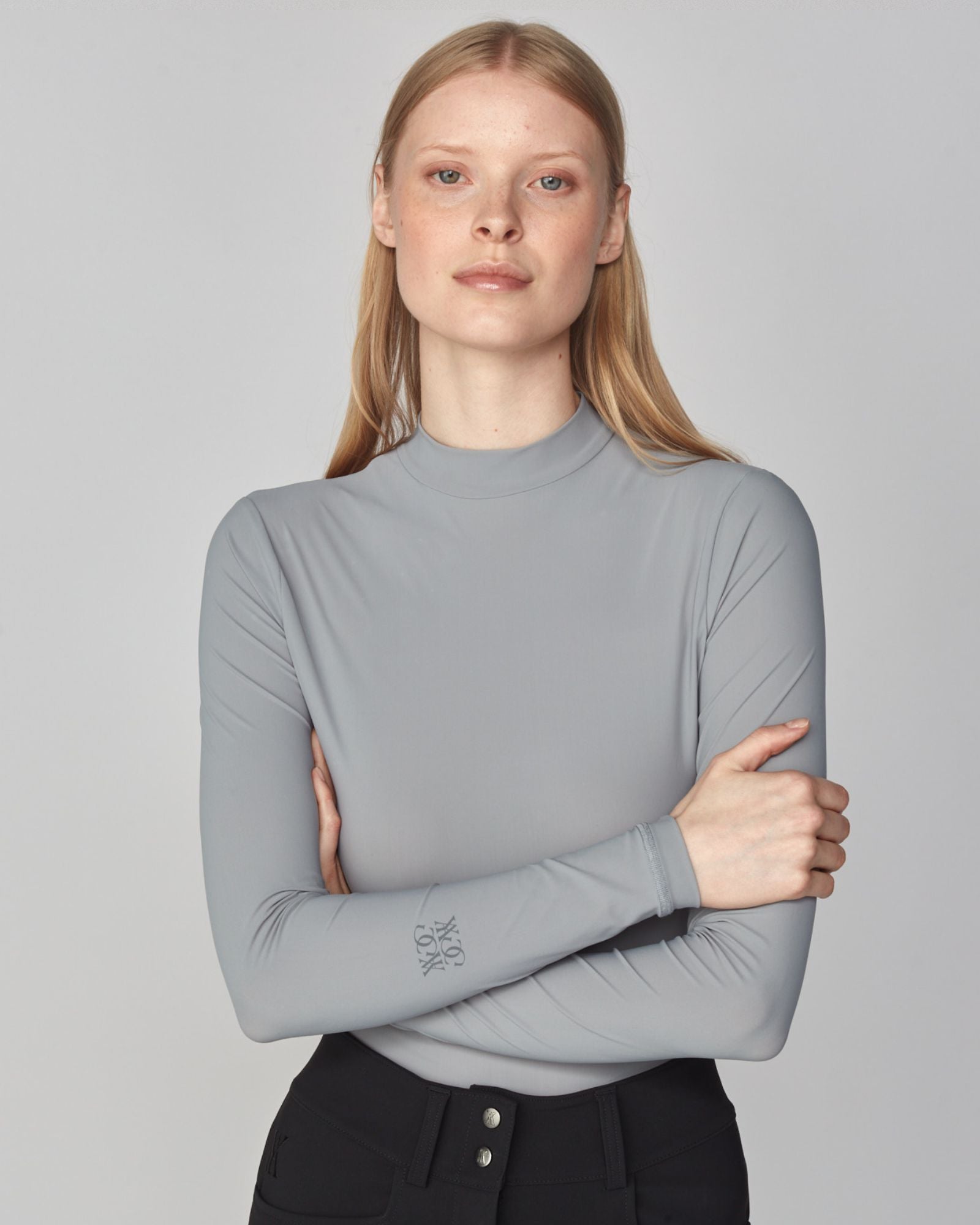 Lightweight Long Sleeve Top in Stone
