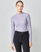 Lightweight Long Sleeve Top in Lavender