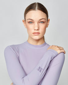 Lightweight Long Sleeve Top in Lavender