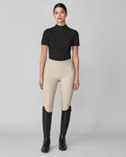 Lightweight Short Sleeve Top in Black