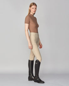 Lightweight Short Sleeve Top in Camel