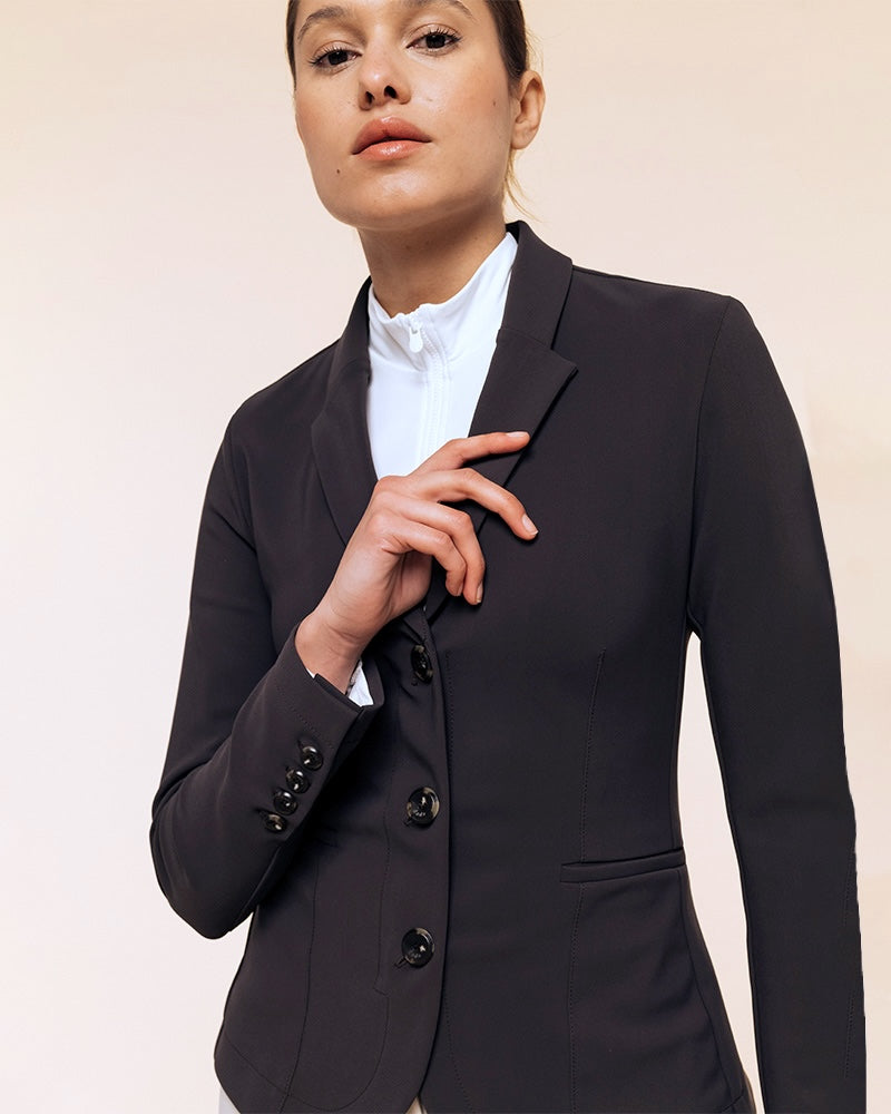 New Tzara Show Jacket in Dark Brown