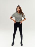 Oasis Cotton T-Shirt in Sage Green