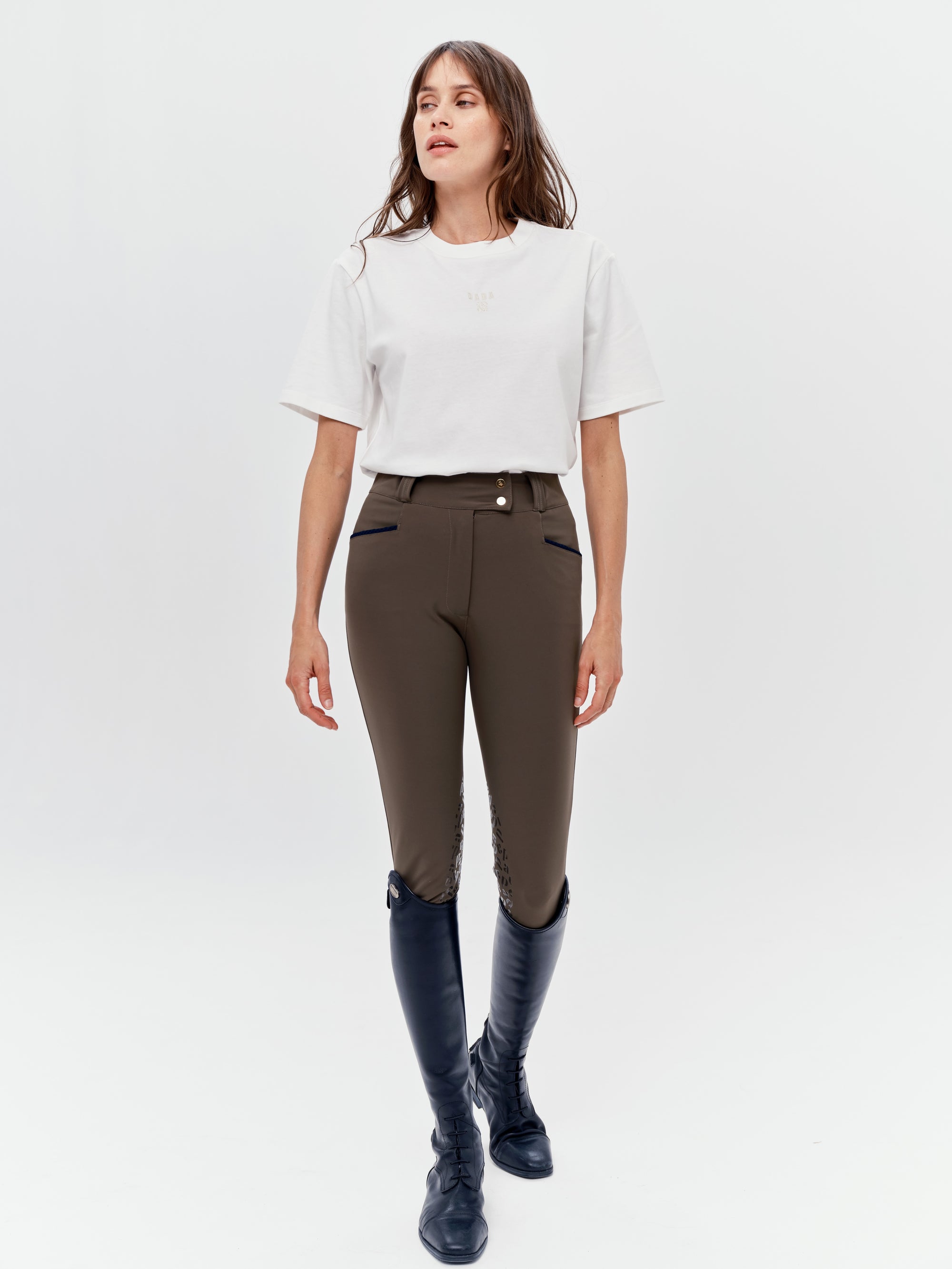 Oasis Cotton T-Shirt in White