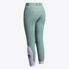 Girl's Embroidered Jumping Breeches with Pocket in Teal Green