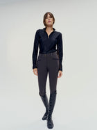 Pablito Long Sleeve Riding Top in Black