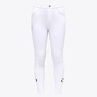 Unisex Young Rider Jumping Breeches in White