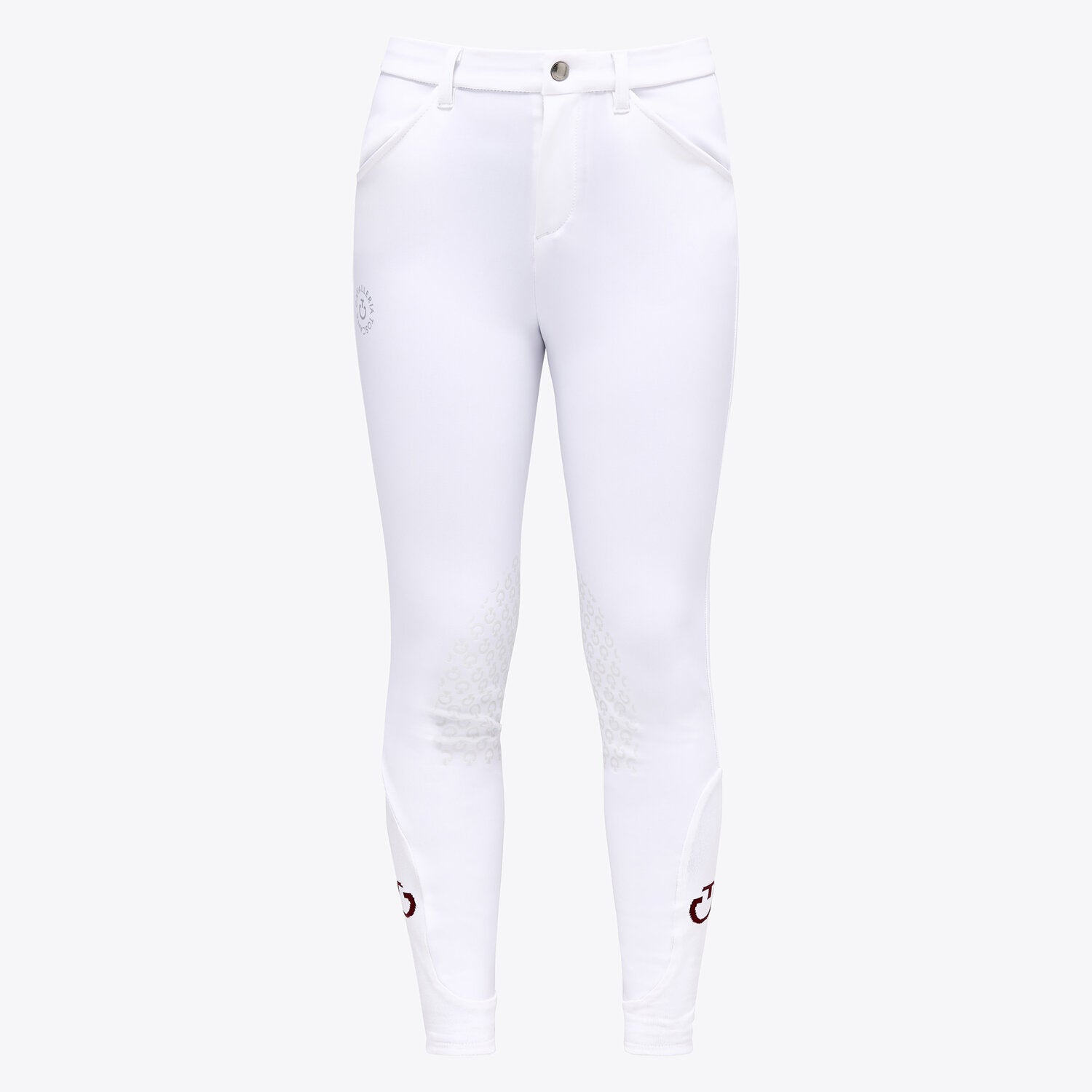 Unisex Young Rider Jumping Breeches in White